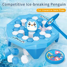 Save Penguin On Ice Game; Penguin Trap Break ice Activate Family Party Ice Breaking Kids Puzzle Table Knock Block