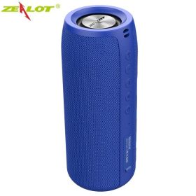 Powerful Bluetooth Speaker Bass Wireless Portable Subwoofer Waterproof Sound Box Support TF; TWS; USB Flash Drive (Ships From: China, Color: S51-Blue)
