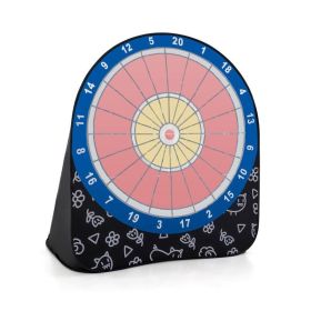 Lawn Games Large Dart Board with Kick Balls (Color: Multi-color, Type: Style B)